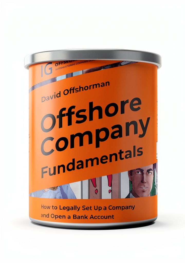 Reading Offshore Companies Users Guidelines on a Kindle device, showing the offshore investment handbook layout