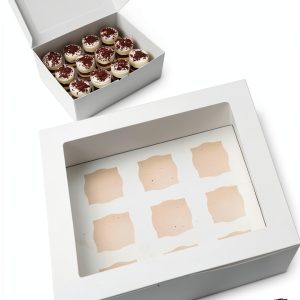 Dessert Shooter Boxes, 6-Pack, Holds 12 Count 5 oz Dessert Shooters, Food-Grade Carrier Containers-0