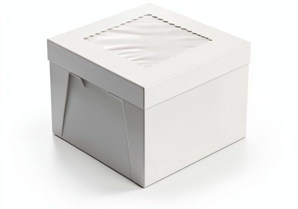 BOARDS+ 10 Inch Cake Boxes – Sturdy Cardboard, Clear Window, 25 Pack-2