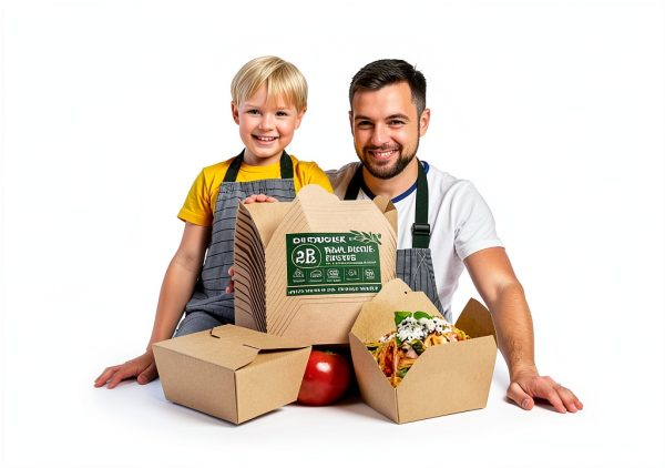 50 Pack 30 oz Kraft Brown Paper Take Out Food Boxes – Leak-Proof Grease-Resistant Disposable Lunch Food Containers Foldable Cardboard To Go Boxes for Restaurant, Catering, Picnic, Party-8