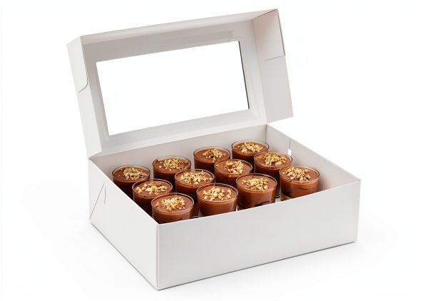 Dessert Shooter Boxes, 6-Pack, Holds 12 Count 5 oz Dessert Shooters, Food-Grade Carrier Containers-4