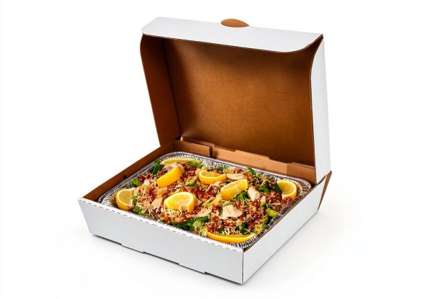 AmerCareRoyal Half Pan Catering Box - Stackable 13x11x3in, 50 Pack-6
