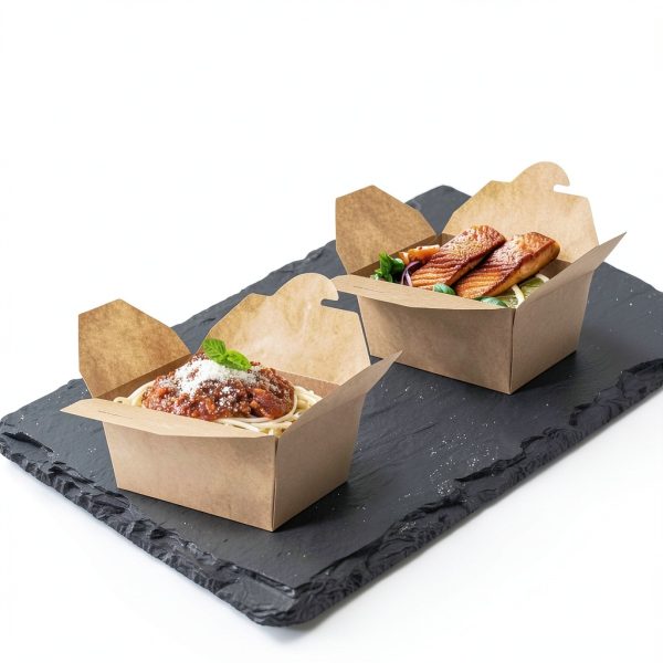 50 Pack 30 oz Kraft Brown Paper Take Out Food Boxes – Leak-Proof Grease-Resistant Disposable Lunch Food Containers Foldable Cardboard To Go Boxes for Restaurant, Catering, Picnic, Party-7