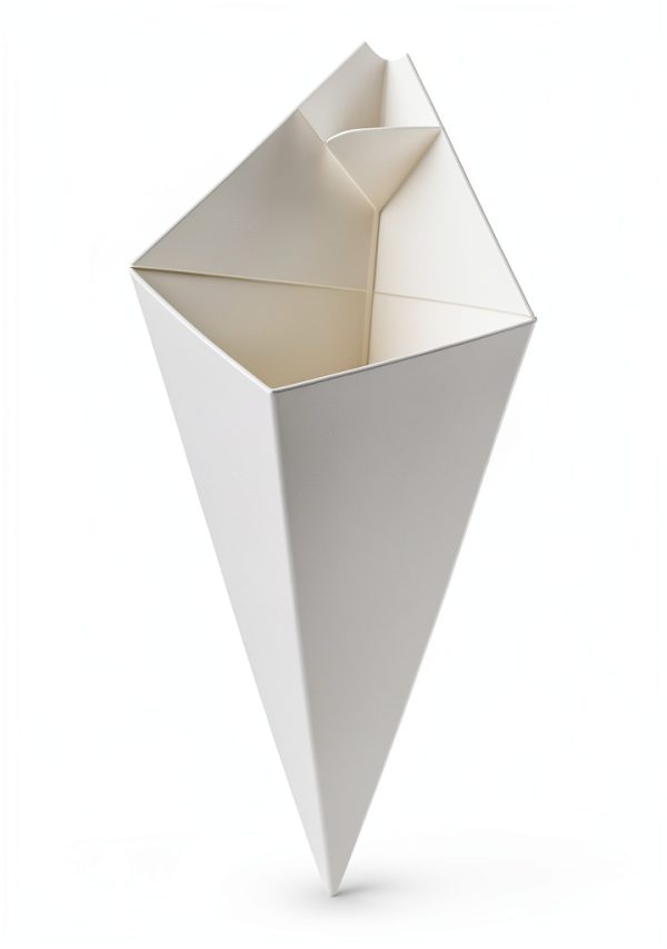 Disposable French Fries Holder by mollensiuer 50pcs Kraft Paper Cones-1