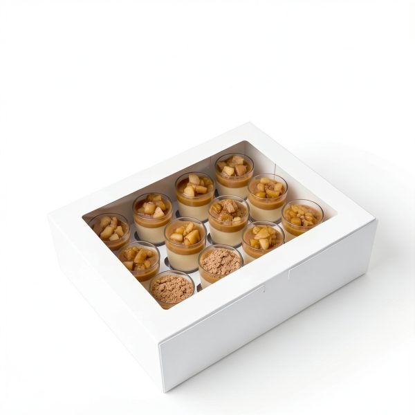 Dessert Shooter Boxes, 6-Pack, Holds 12 Count 5 oz Dessert Shooters, Food-Grade Carrier Containers-2