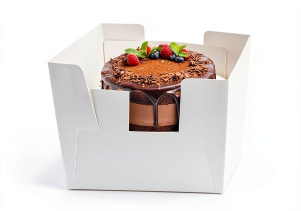 BOARDS+ 10 Inch Cake Boxes – Sturdy Cardboard, Clear Window, 25 Pack-4