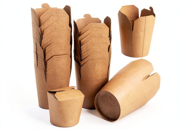 ZOENHOU 25 Pack 26oz Take Out Boxes Kraft Paper Microwaveable-0