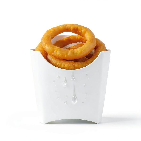 ZILAMGOO 50 Pack 4oz French Fry Containers, White Disposable Paperboard French Fries Holder Cups for Fries, Onion Rings, Snacks, Crackers – Stackable French Fry Cups for Parties & Takeout-1