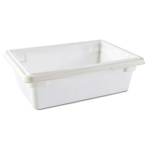 Rubbermaid Commercial Products Food Storage Box 3.5 Gallon White HDPE-0