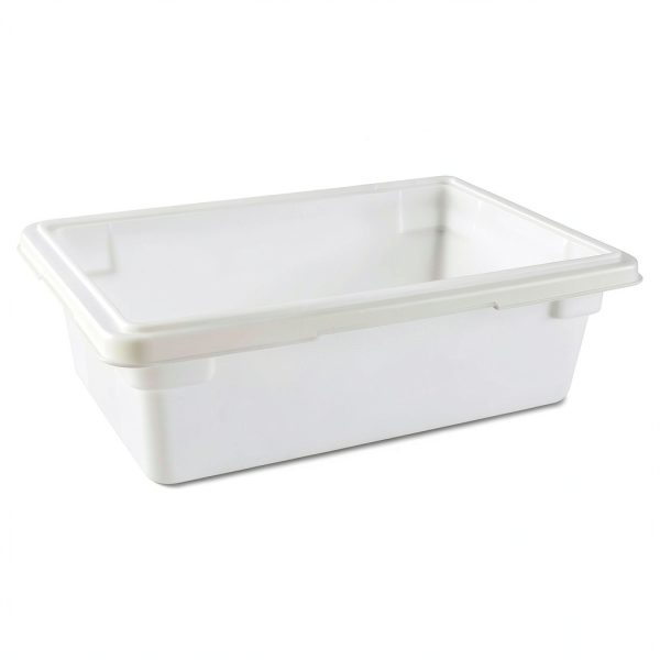 Rubbermaid Commercial Products Food Storage Box 3.5 Gallon White HDPE-0