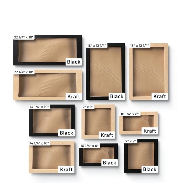 Restaurantware Cater Tek Baked Goods Boxes 10 Black with Window Lids-4