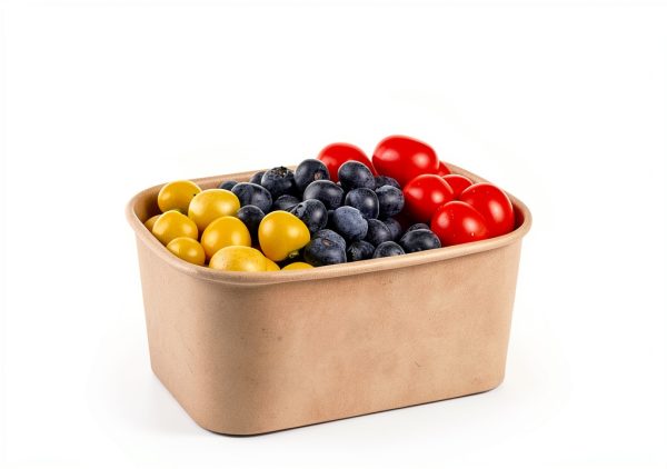Paper Food Containers 35 oz Pack 50 with Lids Kraft Freezer Safe-7