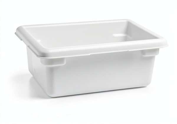 Rubbermaid Commercial Products Food Storage Box 3.5 Gallon White HDPE-2