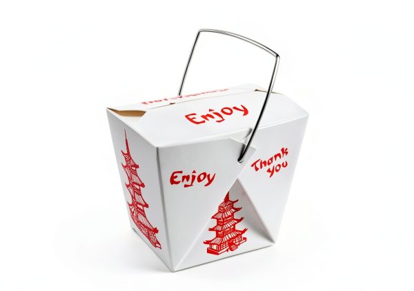 50 Pack 8oz Chinese take out box 8-OZ Bio Noodle Take Out Food Container: Perfect for Takeout Restaurants - White - Disposable and Recyclable (50)-7