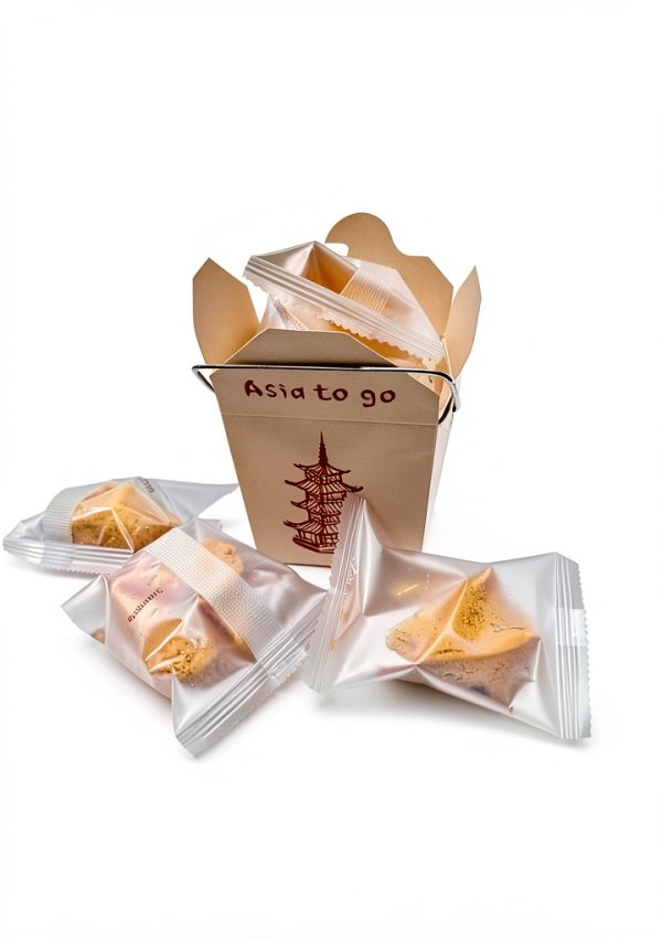 50 Pack 8oz Chinese take out box 8-OZ Bio Noodle Take Out Food Container: Perfect for Takeout Restaurants - White - Disposable and Recyclable (50)-5