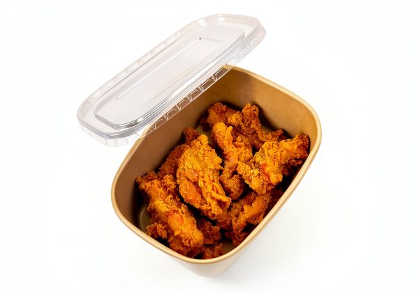Paper Food Containers 35 oz Pack 50 with Lids Kraft Freezer Safe-4