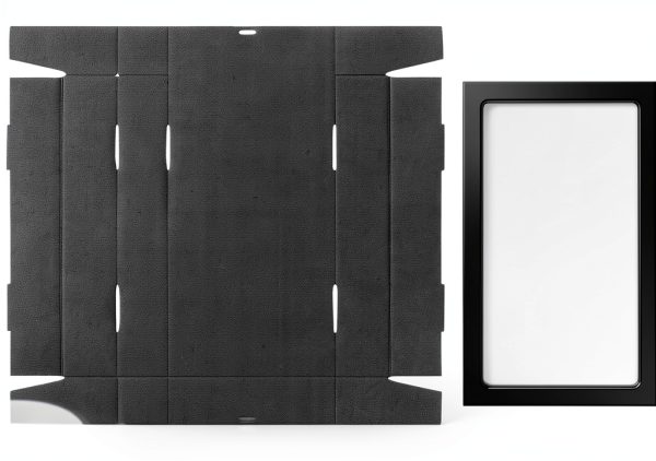 Restaurantware Cater Tek Baked Goods Boxes 10 Black with Window Lids-10